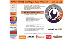 Desktop Screenshot of forrestsmallenginerepair.net